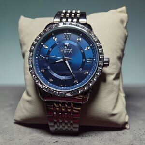 Luxury Blue Dial Quartz Watch